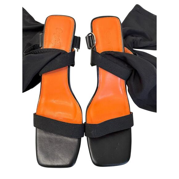 SUGAR THRILLZ DOLLS KILL Mesh Thigh High Platform Heels Sandals Size 8 NEW - Picture 5 of 12